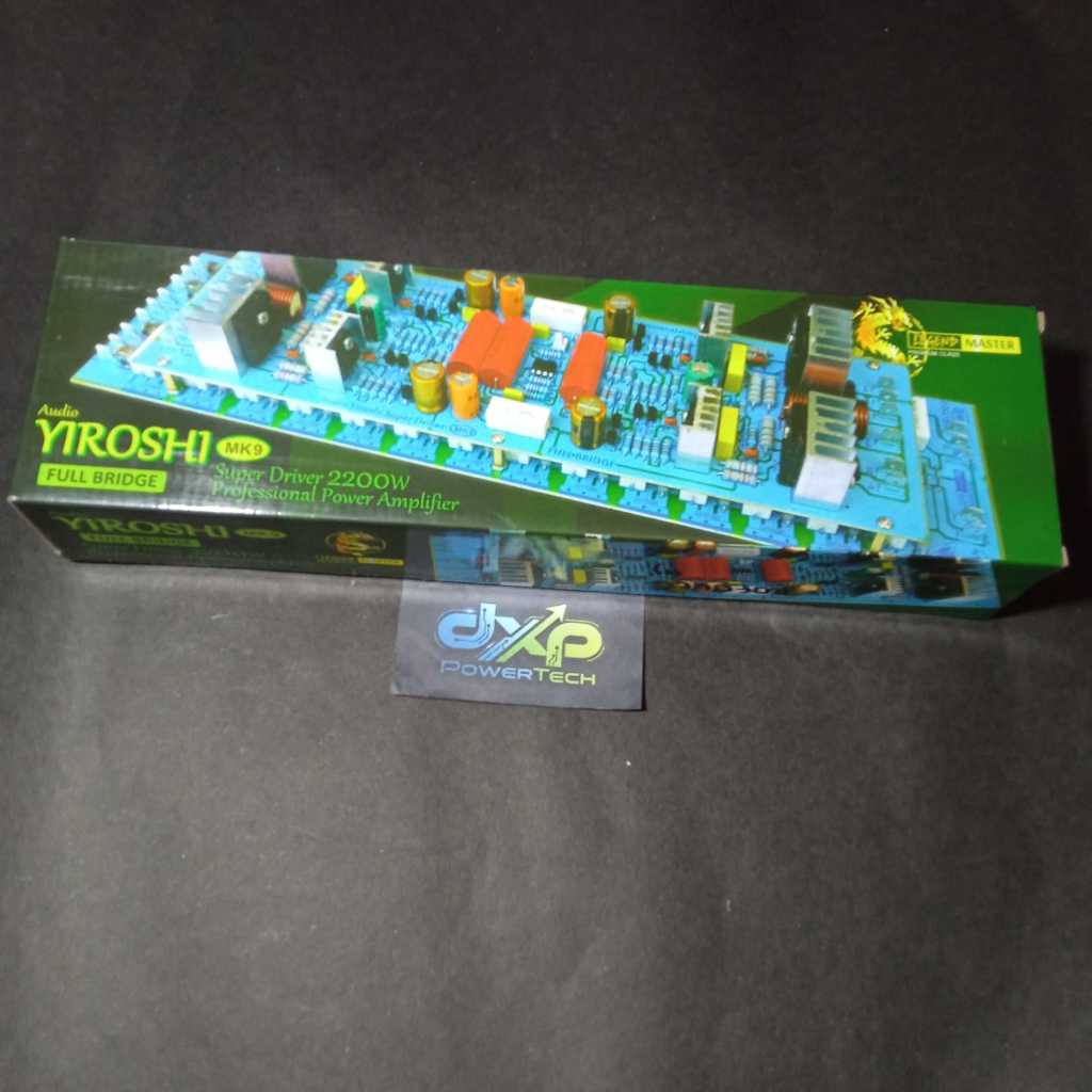 PROFESSIONAL PA SUPER DRIVER 2200W FULL BRIDGE by YIROSHI MK9