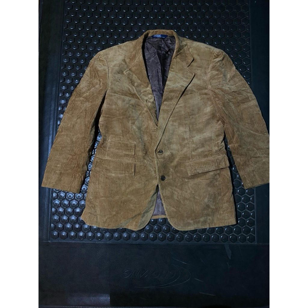 BLAZER JAS CORDUROY MEWAH POLO RALPH LAUREN COKLAT