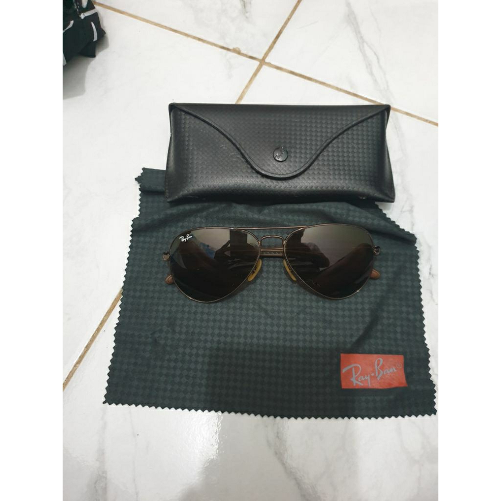 kacamata original Ray-ban aviator italy