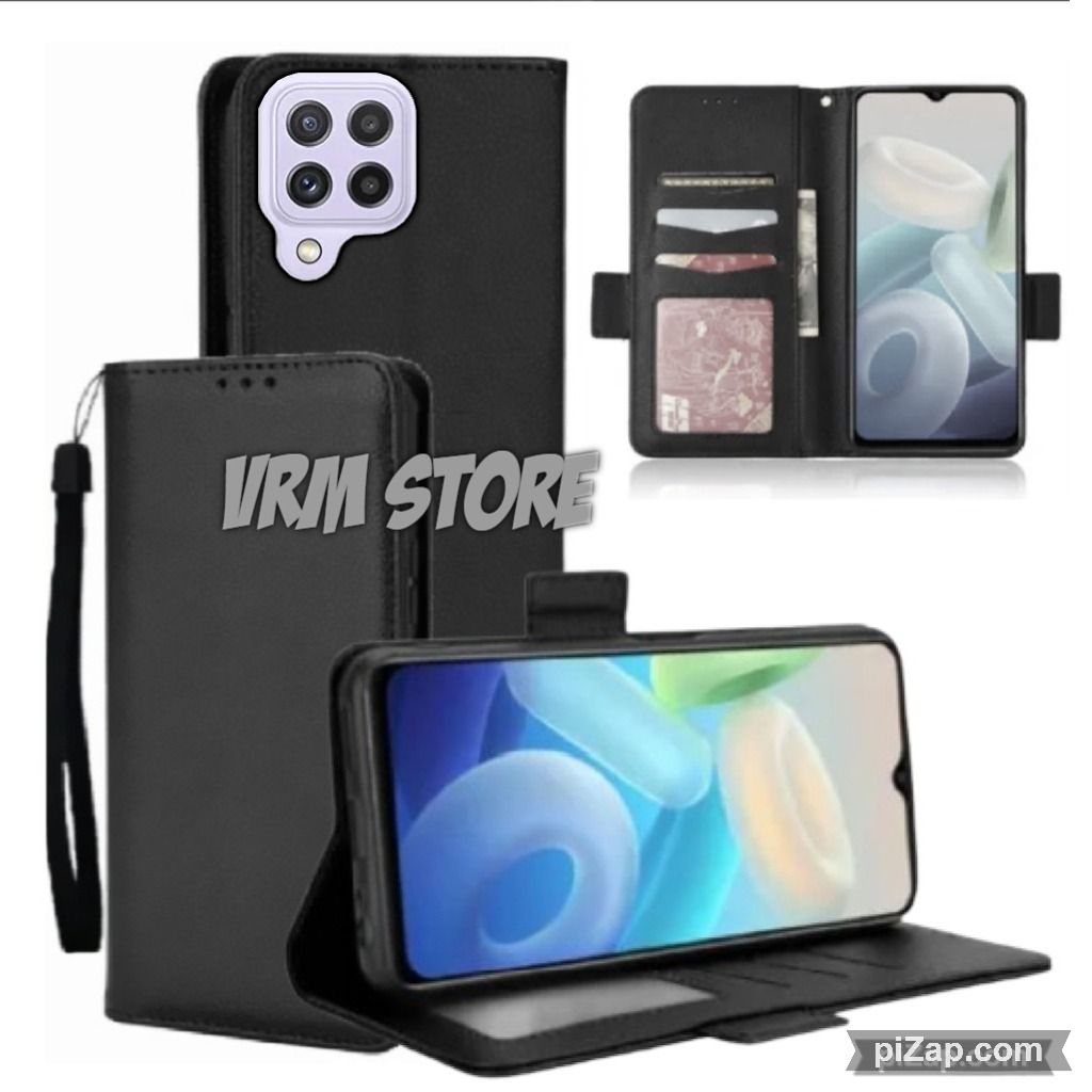 Case Dompet Hp Samsung A22 4G Case Dompet Casing Hp Flip Kulit Case Wallet Leather Cover