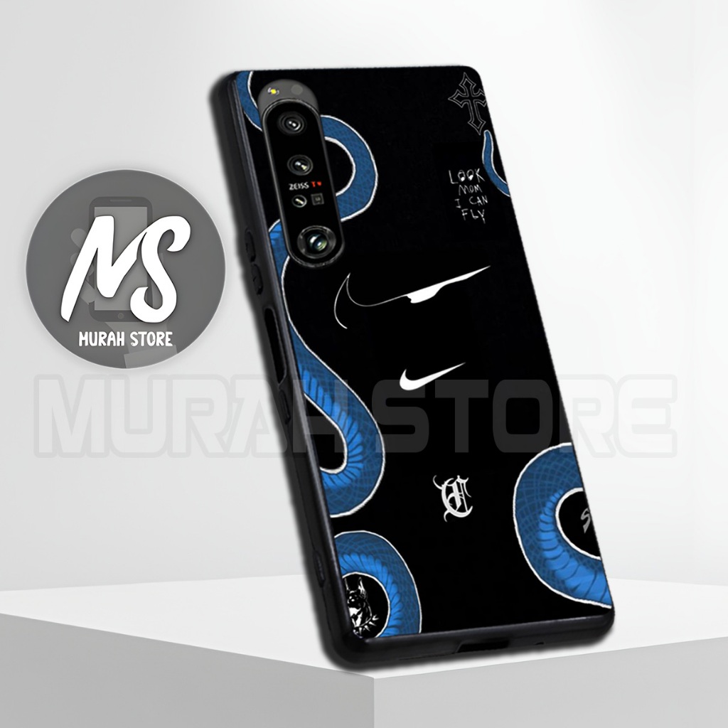 MS43/ Softcase Karet  SONY XPERIA 1 MARK 2/ MARK 4/ XPERIA 5 MARK 3 / Motif Grafity / Casing HP / Si