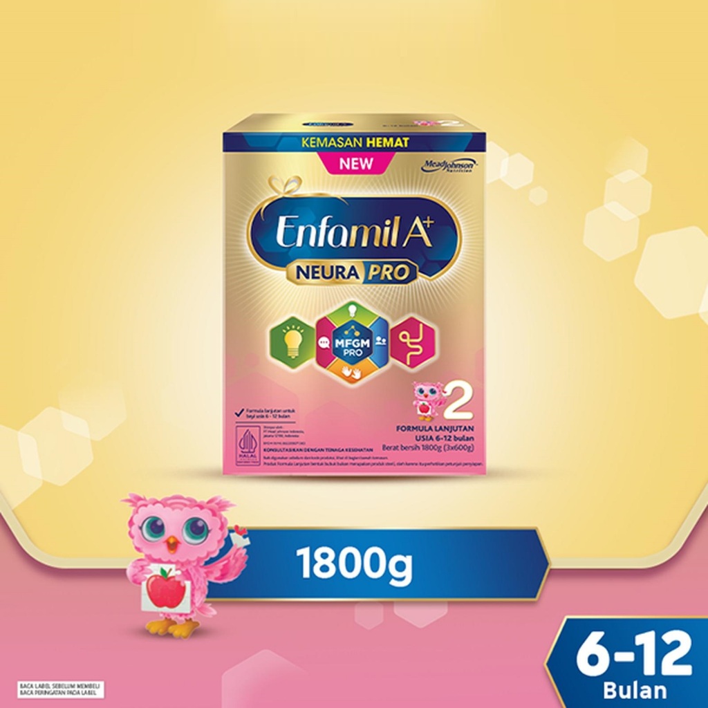 Enfamil A+ NEURA PRO Tahap 2 kemasan 1800 gr