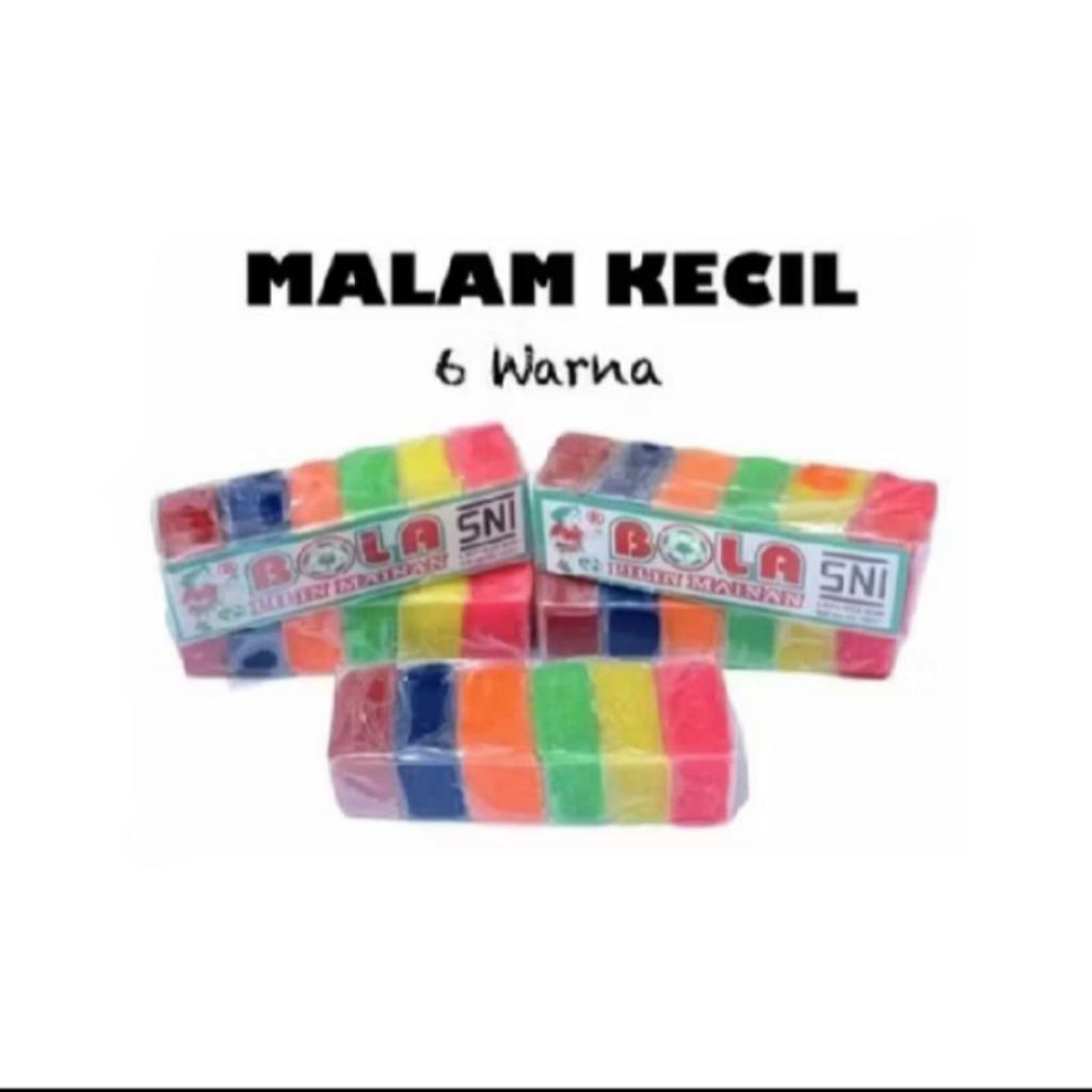 Malam Plastisin / Lilin Mainan / Maklampet Merk Bola