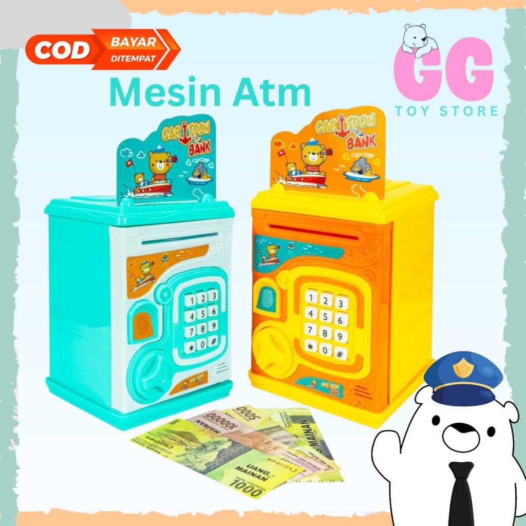 GGtoys Mainan Mesin Atm Edukasi Menabung Anak Usia Dini