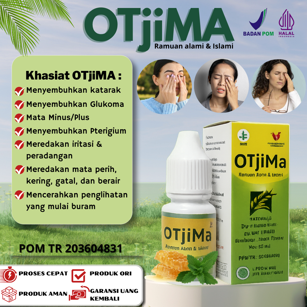Obat Tetes Mata Herbal OTJIMA Original BPOM – Atasi Katarak Rabun Minus dan Mata Berlemak
