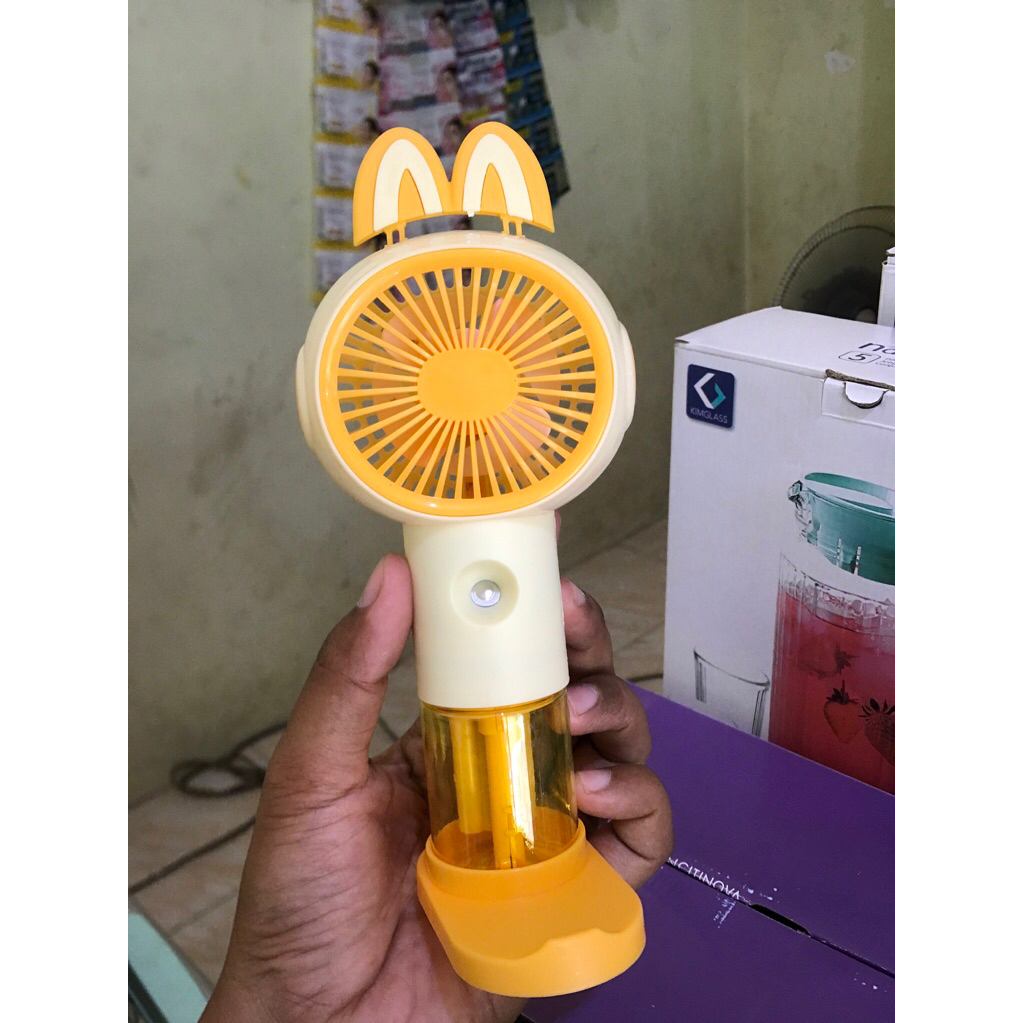 KIPAS GENGGAM + NANO SPRAY