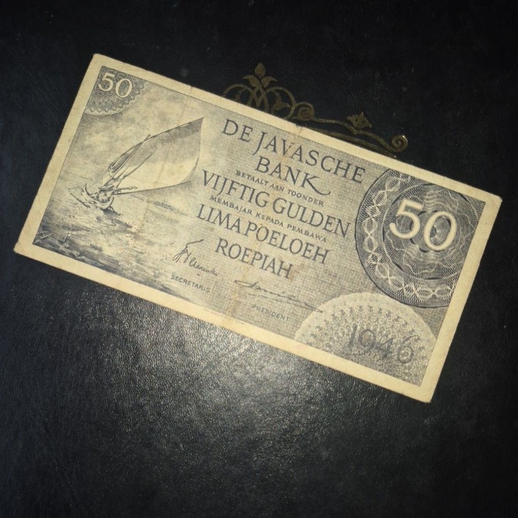 Uang Kuno Seri Federal Pecahan 50 Gulden (Rupiah)