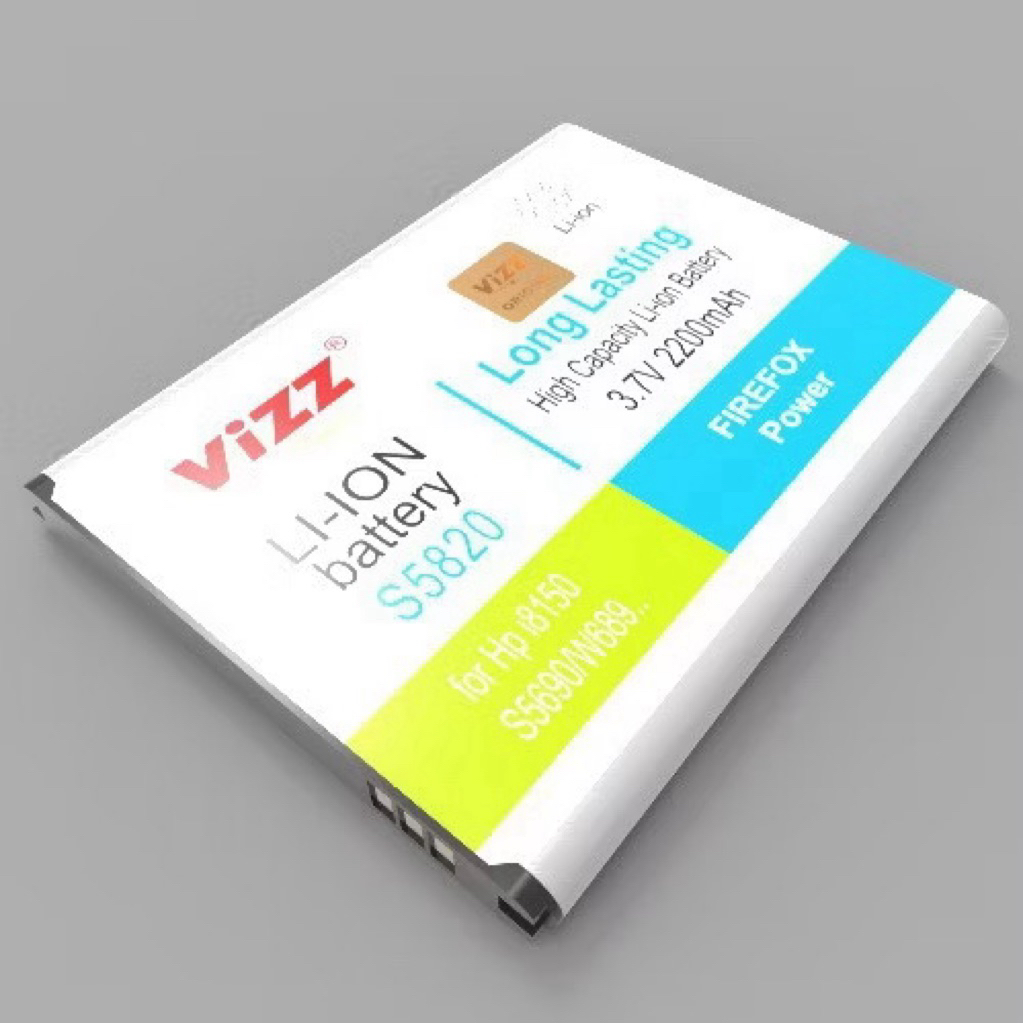 Baterai Batre Vizz S5820 Samsung i8150 / Galaxy Wonder / S5690 / Wave / W689 Original Vizz