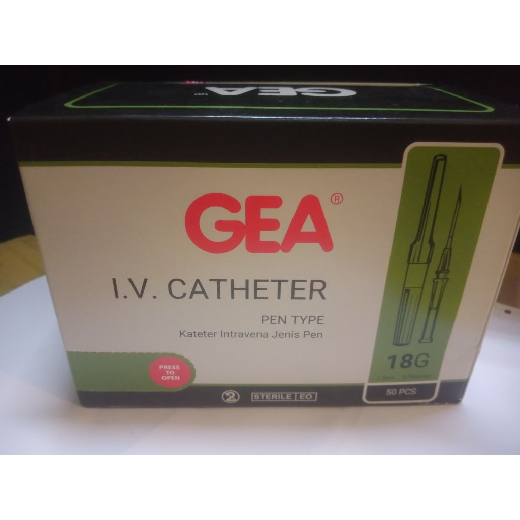 Gea abbocath iv catheter Gea aboket iv 18 24 26