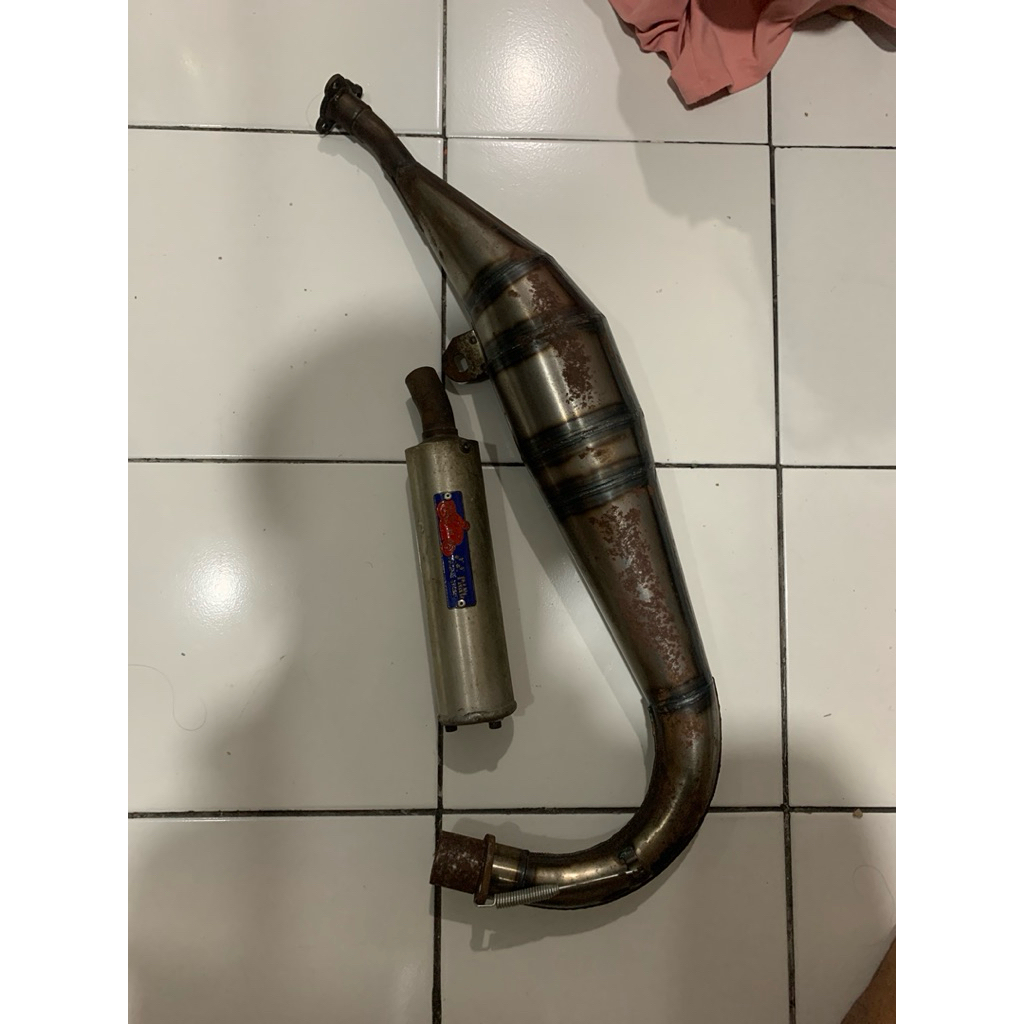 Muffler YY Pang Satria Hiu Knalpot YYPang type SPRN Satria Hiu Lumba Original YYPANG