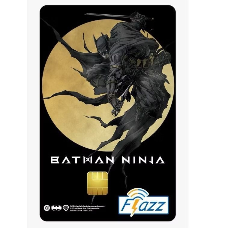 FLAZZ BCA Gen 2 /Gen2 /Kartun Karakter Super Hero - BATMAN DARK MOON Ori /Like eMoney eToll Tapcash 