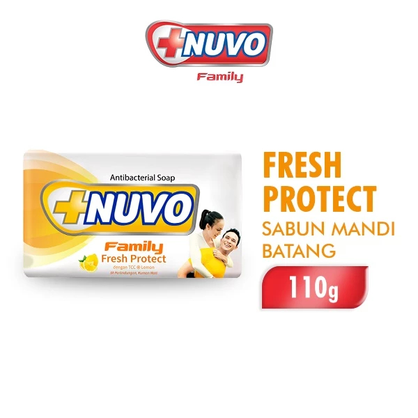 NUVO FAMILY SABUN BATANG 110 GR / Sabun Nuvo Batang