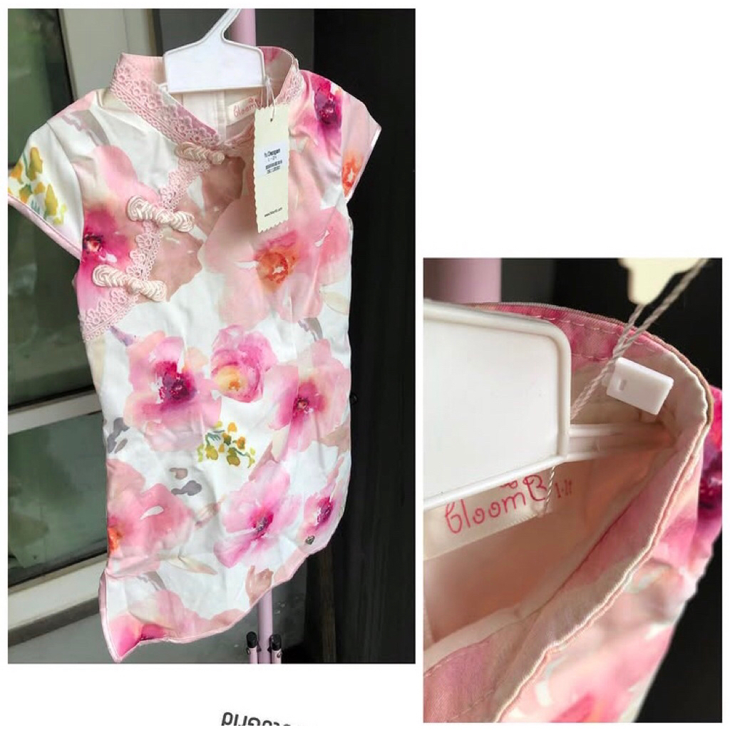 New tag dress anak cheongsam bloom