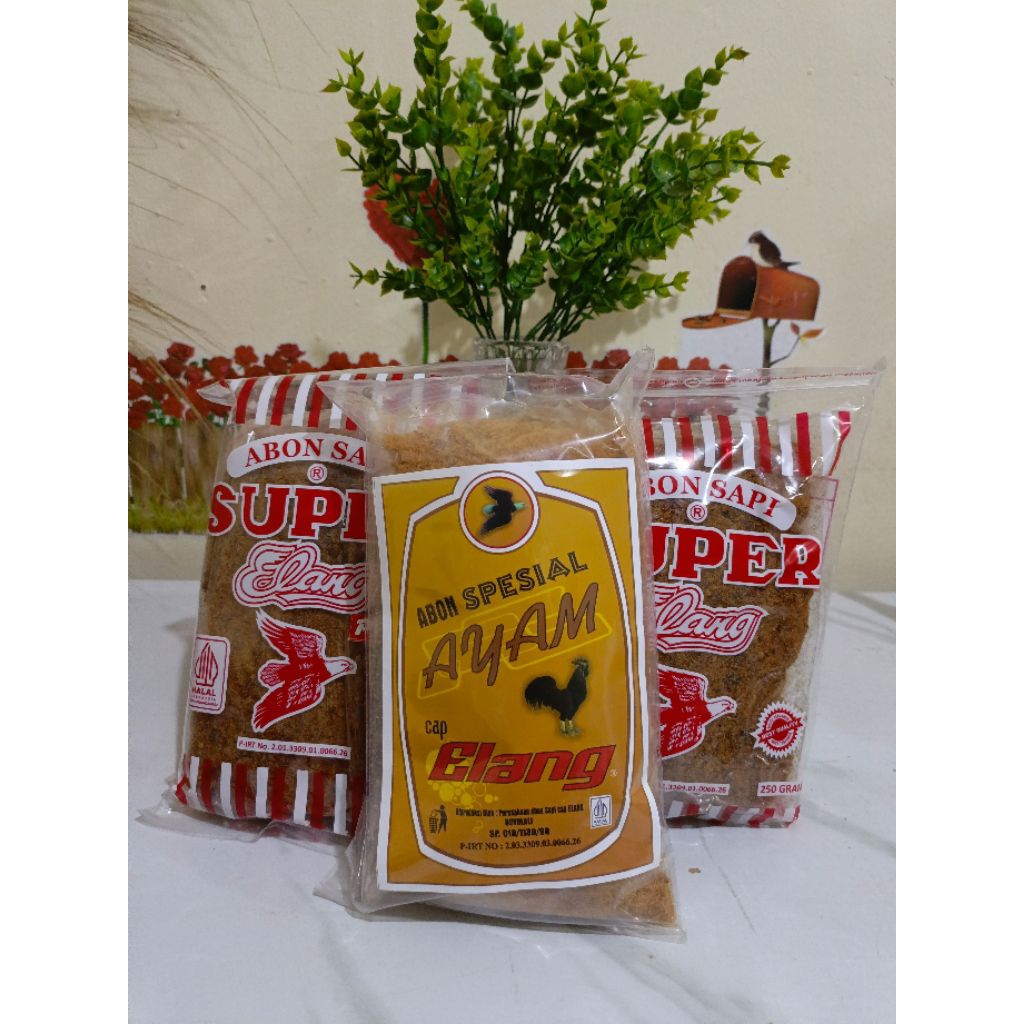 Abon Sapi Super Elang Abon Ayam Super Elang asli Boyolali