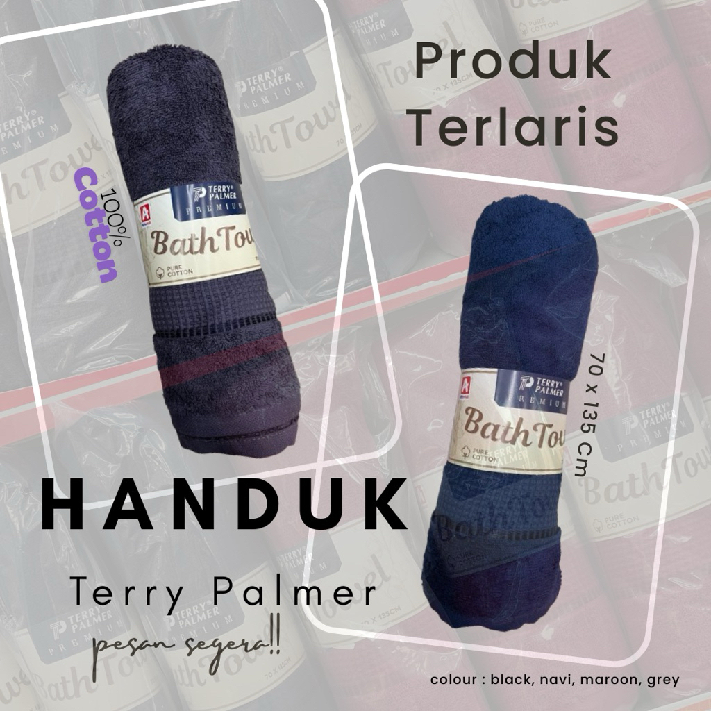 Handuk Terry Palmer 70x135cm.