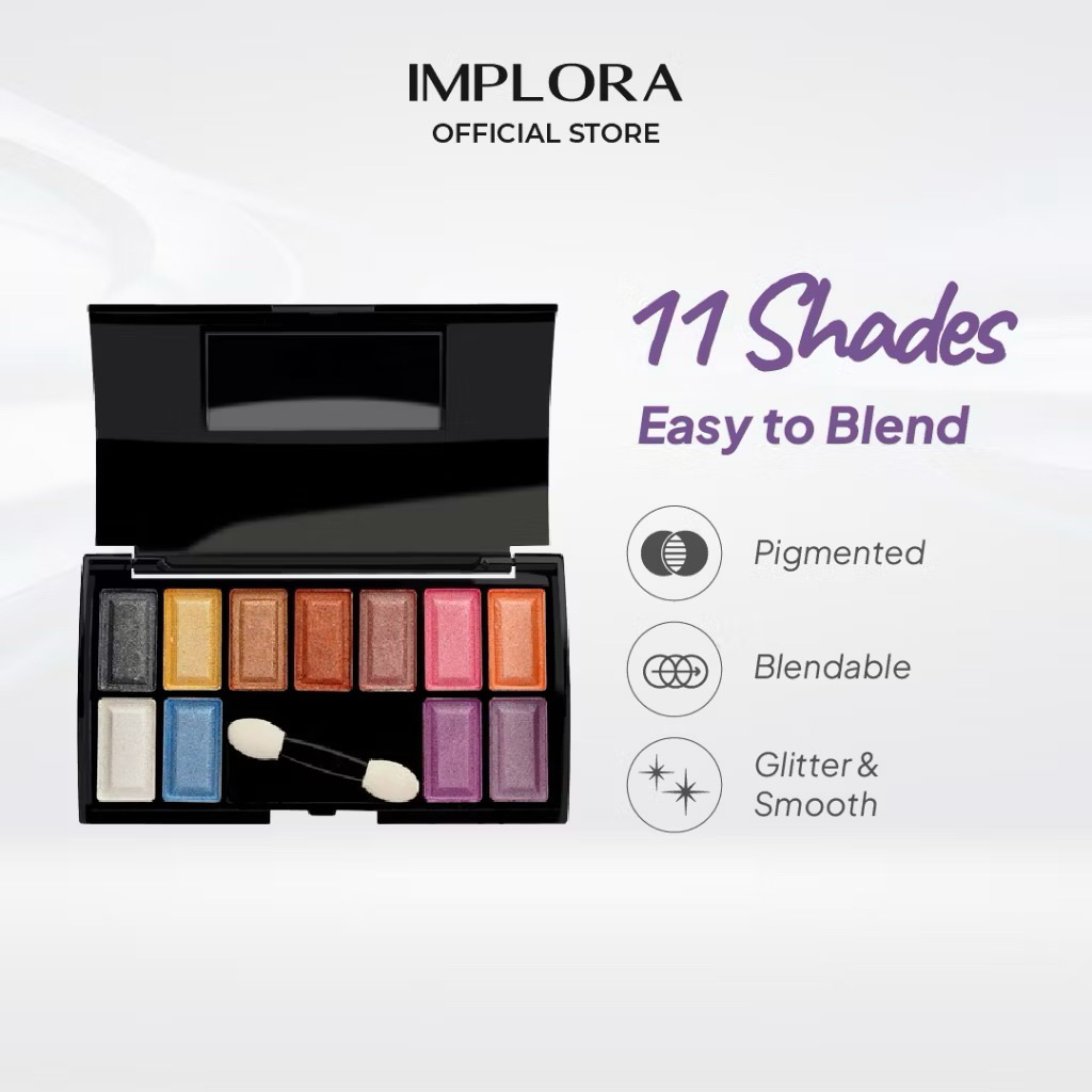 Implora Eyeshadow Palette 7672 100% Original