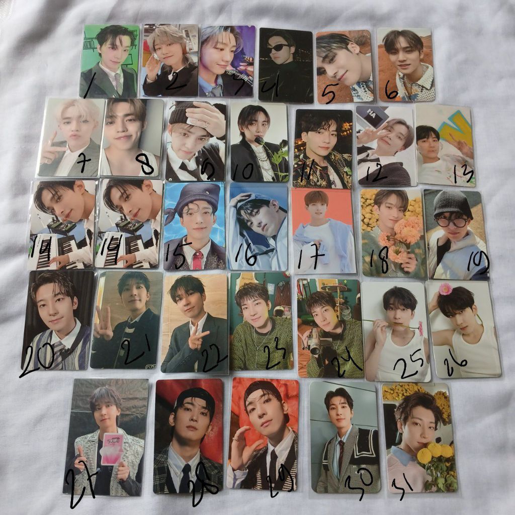 read description - wts svt photocard official | wonwoo dokyeom dino mingyu scoups jeonghan