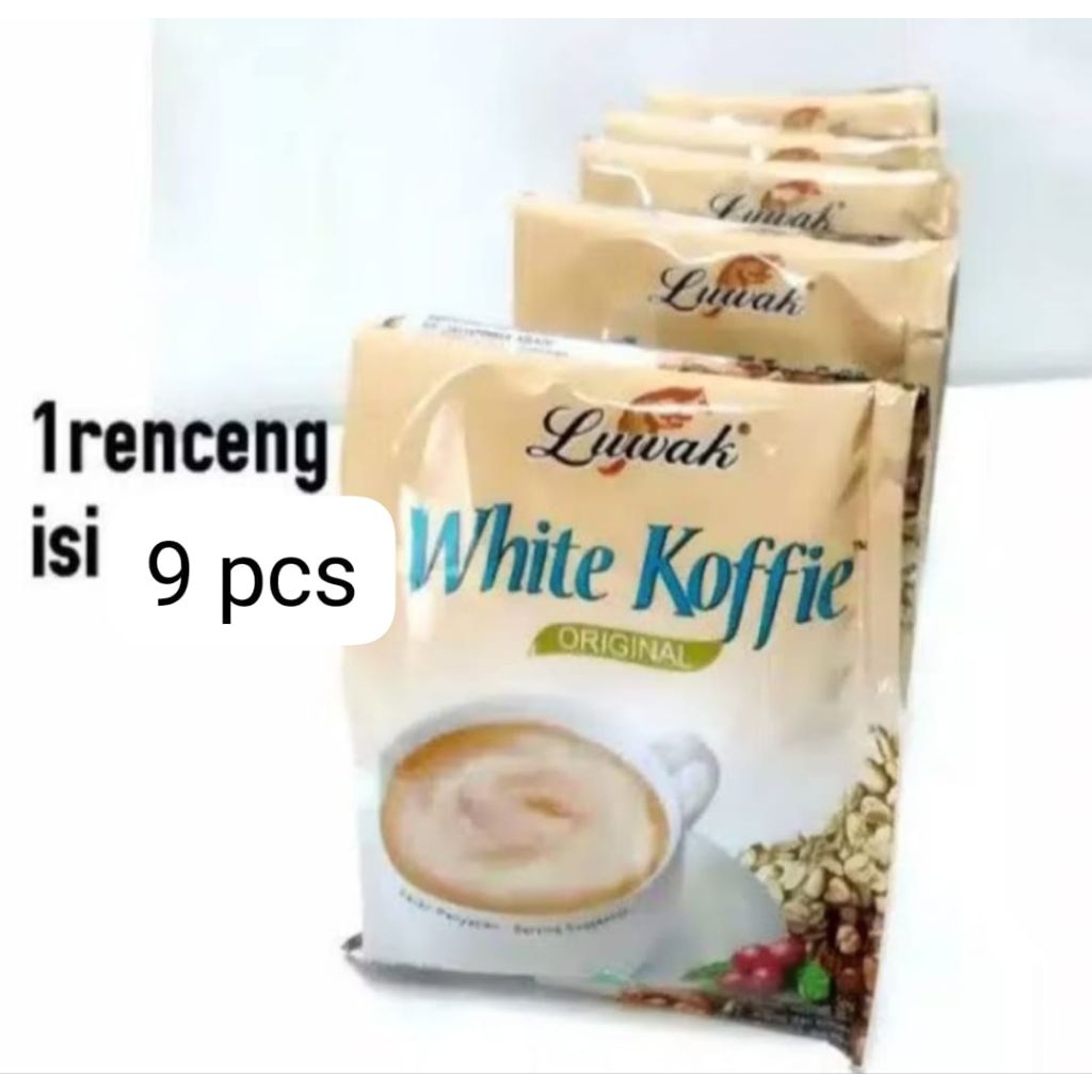Kopi Luwak White Coffee 20gr x 9 sachet (1 pack) kopi luwak