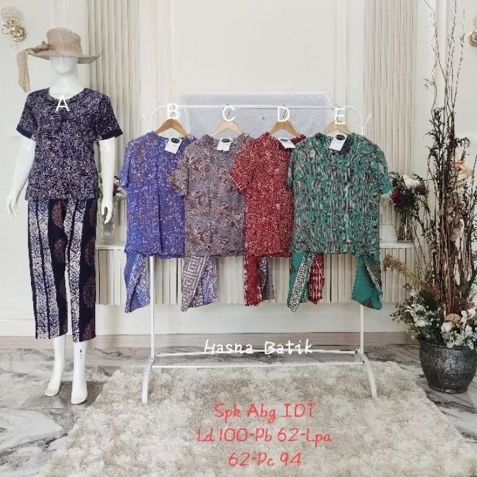 Setelan Celana Luza (Spk. Abg IDT) Batik Pekalongan