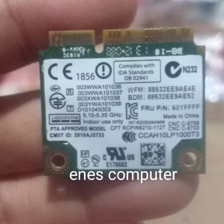 Wifi card laptop hp probook 4430s