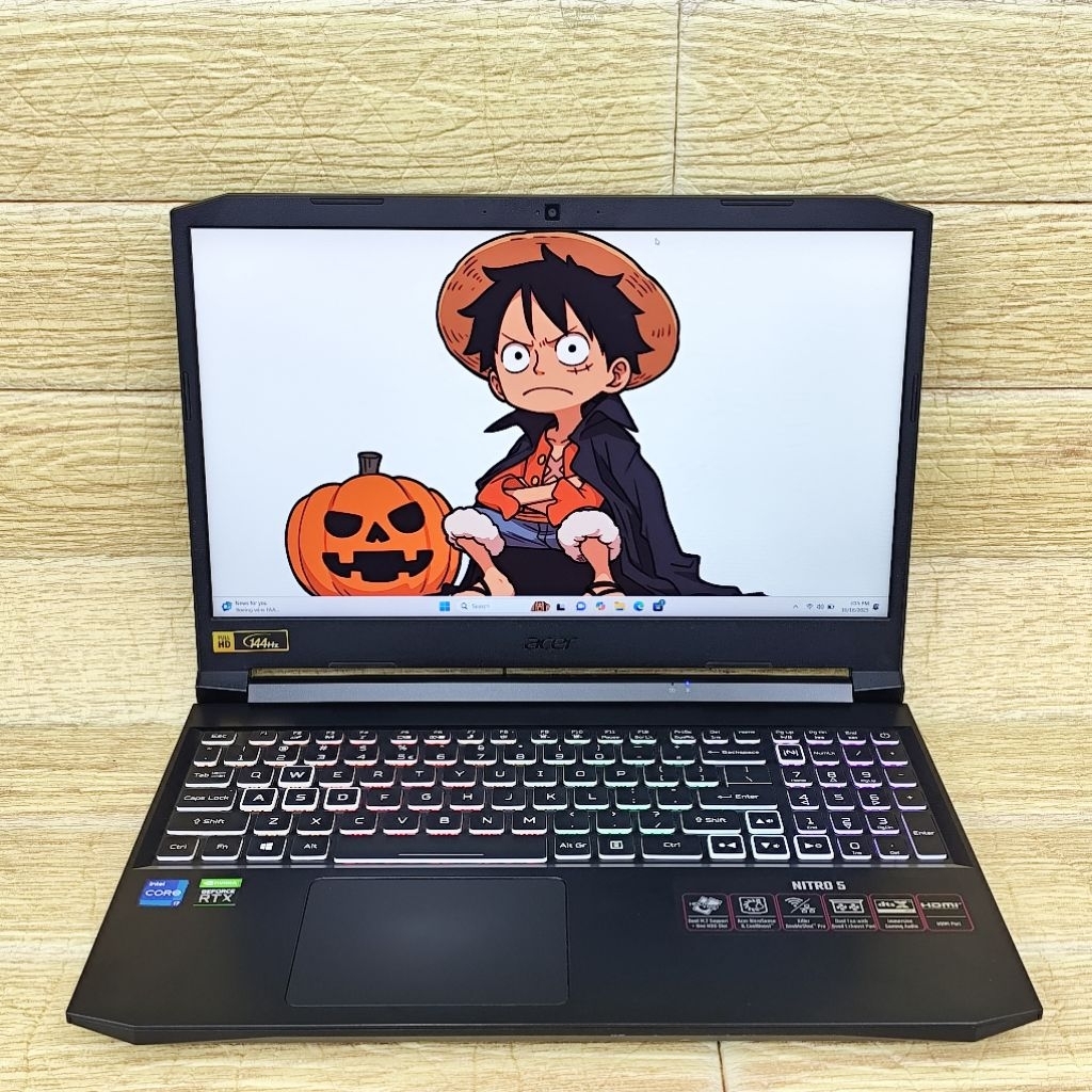 Laptop 2nd GM ACER NITRO 5 AN515-57 Core I7-11800H RAM 16GB SSD 512GB RTX 3050 GEN 11