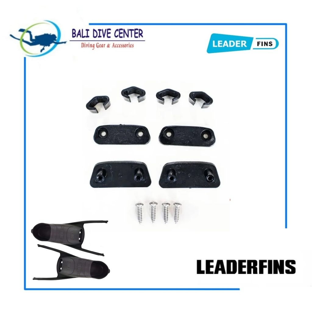 Leaderfins Forza Assembly Kit Set - Foot Pocket Clip Blade