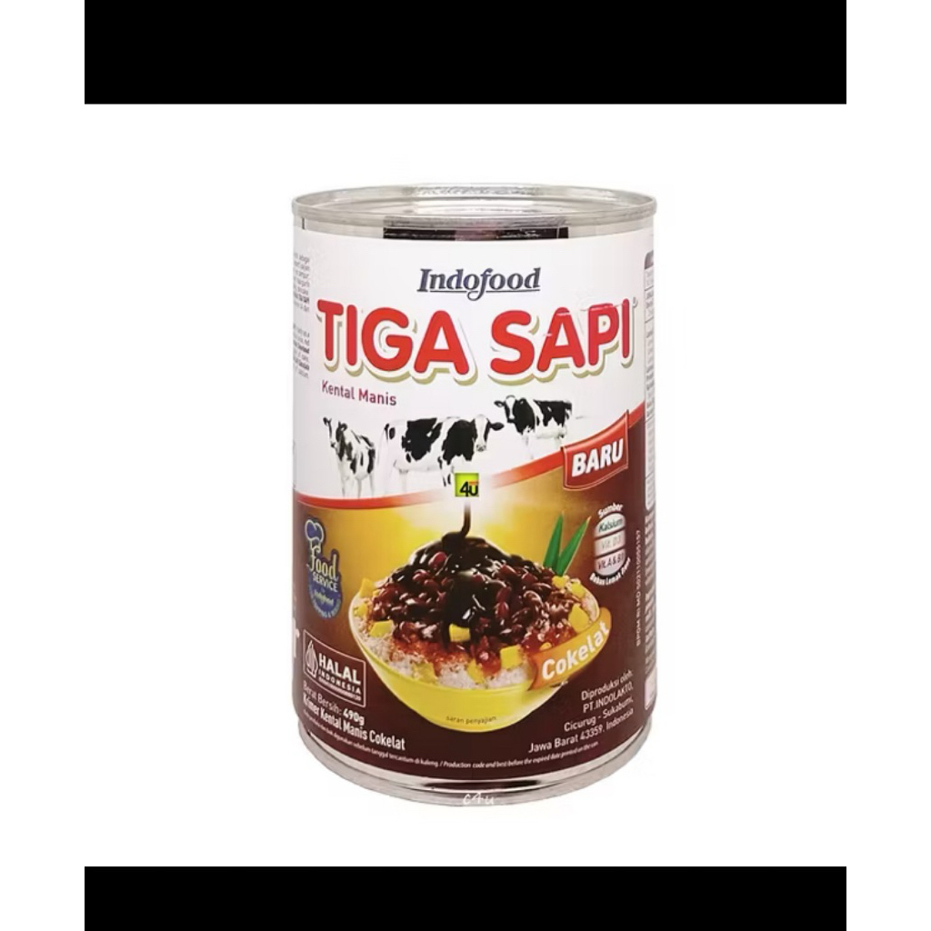 SUSU TIGA SAPI COKLAT 490gr ~ ECERAN