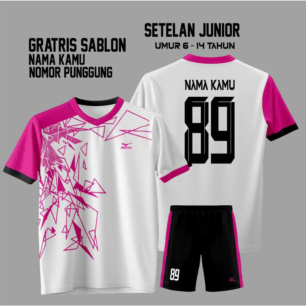 gratis sablon jersey futsal anak usia anak SD/ jersey cowo cewe