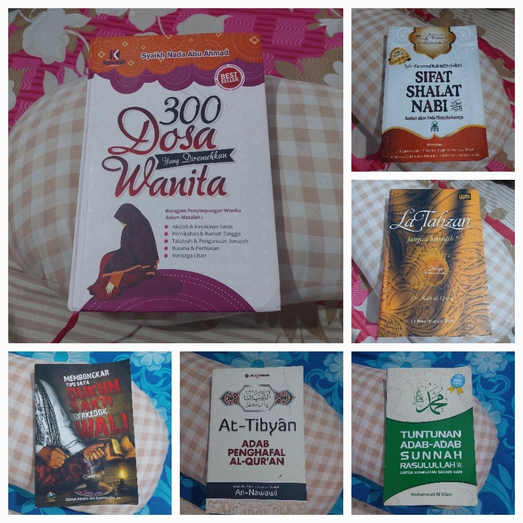 Preloved Buku Muslim Sesuai Sunnah | 300 Dosa yang diremehkan wanita | Sifat Shalat Nabi | La tahzan