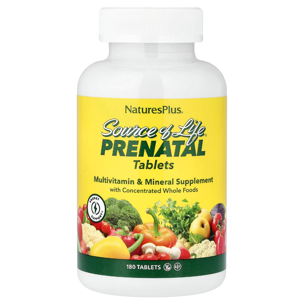 Natures Plus Prenatal 180 Tablets Source of Life