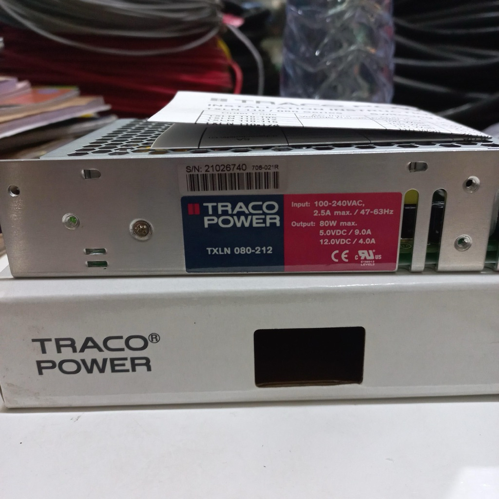 Traco Power TXLN 080-212 output 80w 5vdc, 12vdc