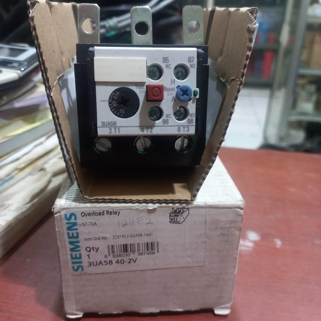 Siemens Overload 3UA58 40-2V 57-70A Thermal Overload Relay