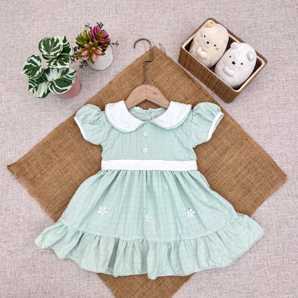 Baju Bayi Perempuan 6 12 Bulan - Dress Bayi Perempuan 6 12 Bulan - Dress Katun Anak Perempuan 1 Tahu
