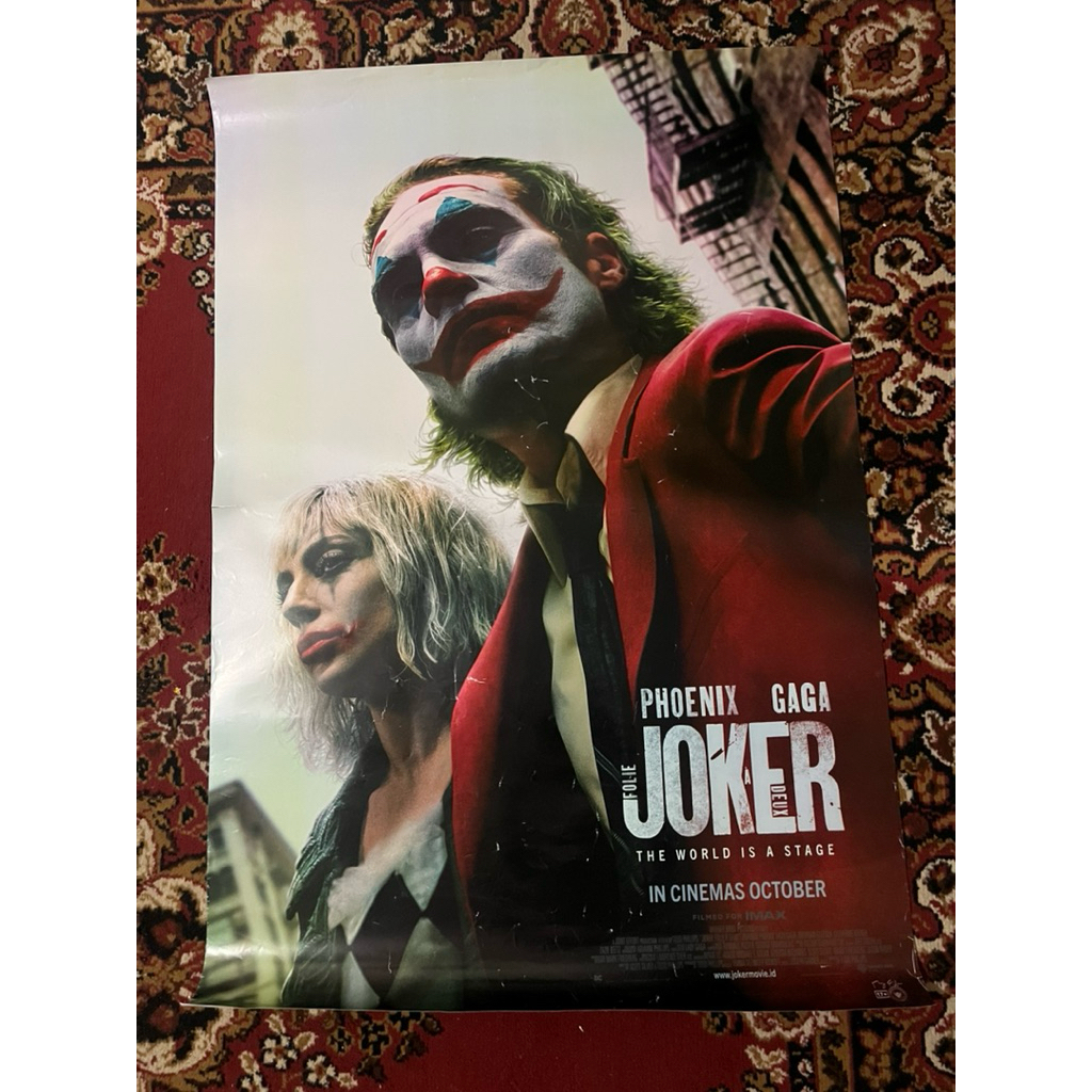 POSTER ORIGINAL MOVIE - FILM JOKER - EX BIOSKOP