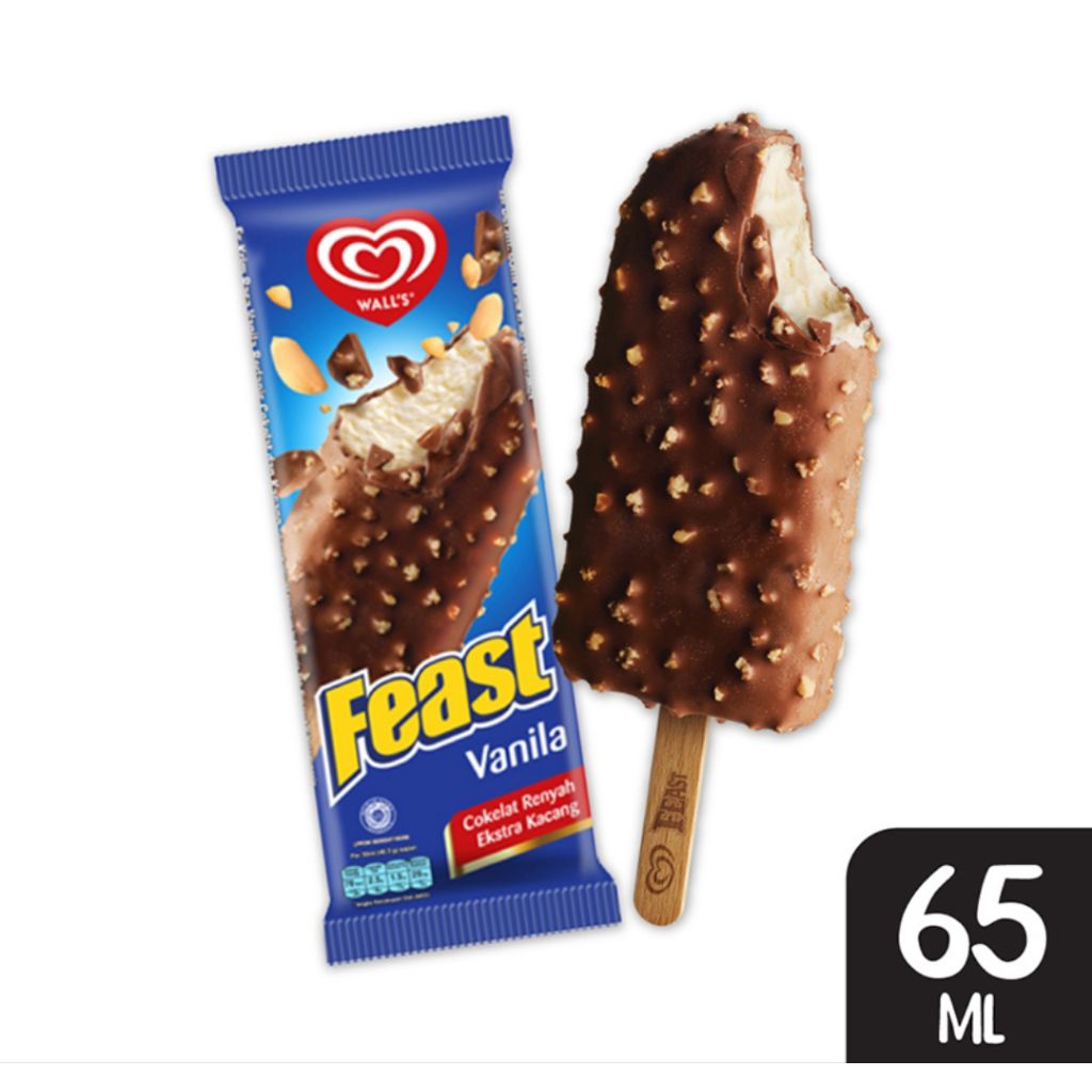 Es Krim Walls Feast Vanilla 65 ml