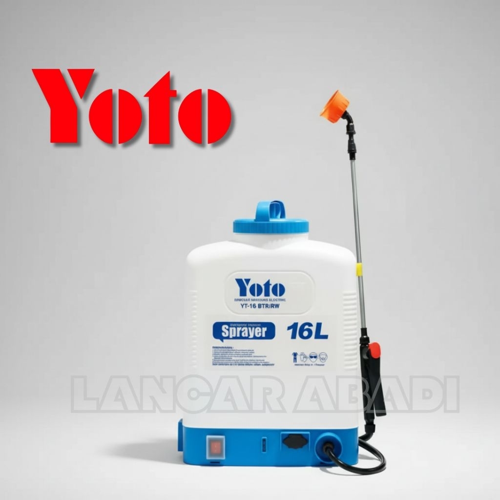 sprayer yoto-16 btr modifikasi lithium/sprayer elektrik yoto 16 BTR/RW/sprayer murah merk lagenda yo