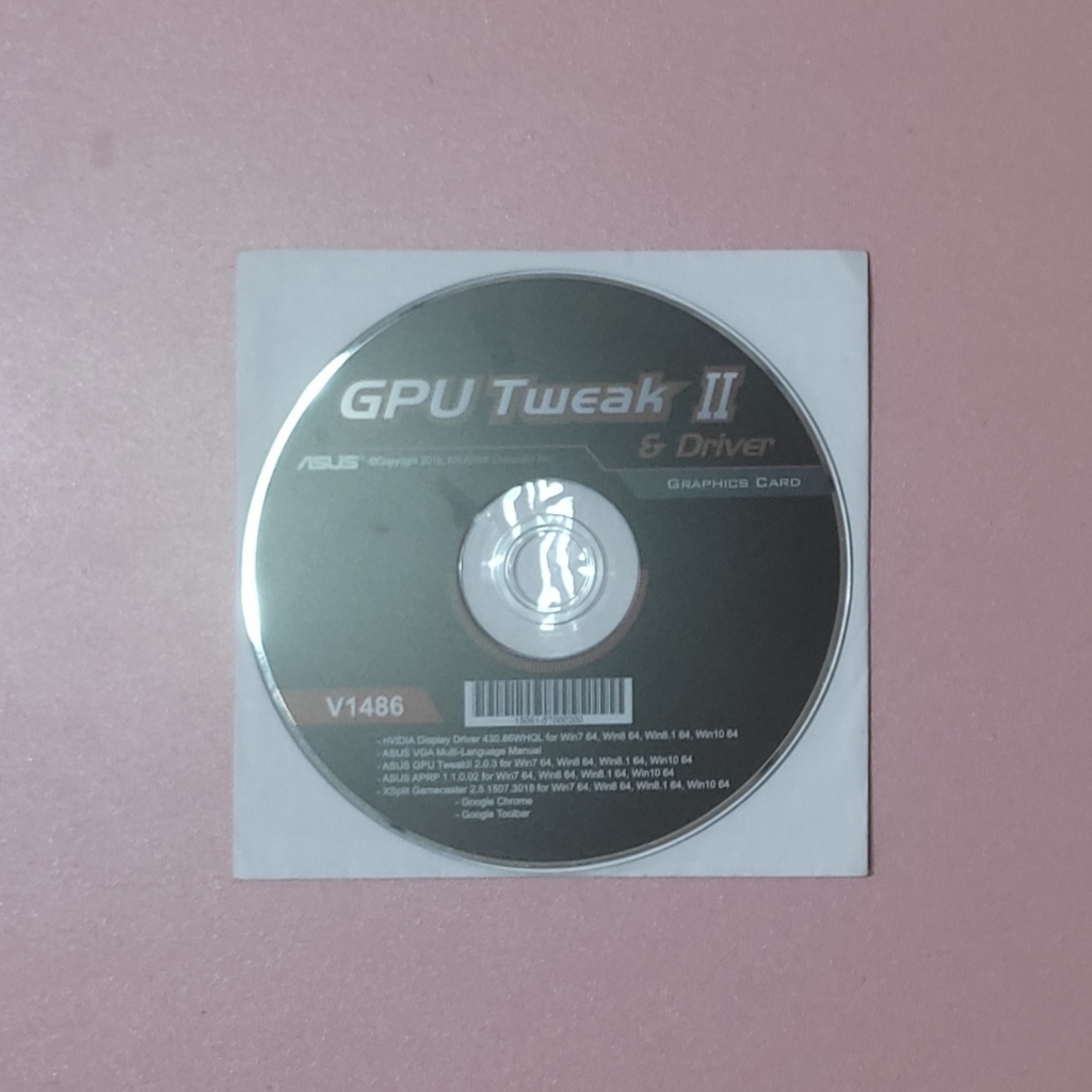 CD Driver ASUS GPU / VGA Card NVidia PC PCI Express Series