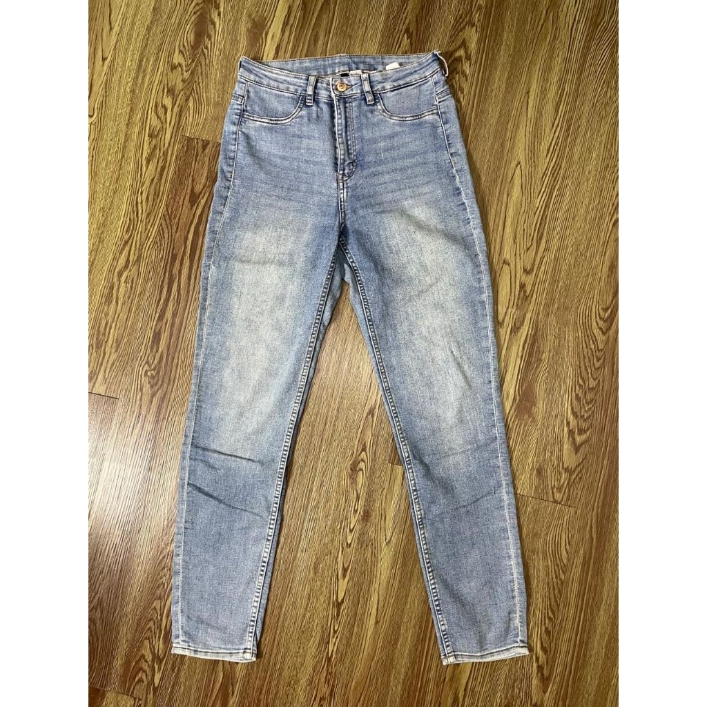 (PL pribadi) celana jeans soft hnm highwaist