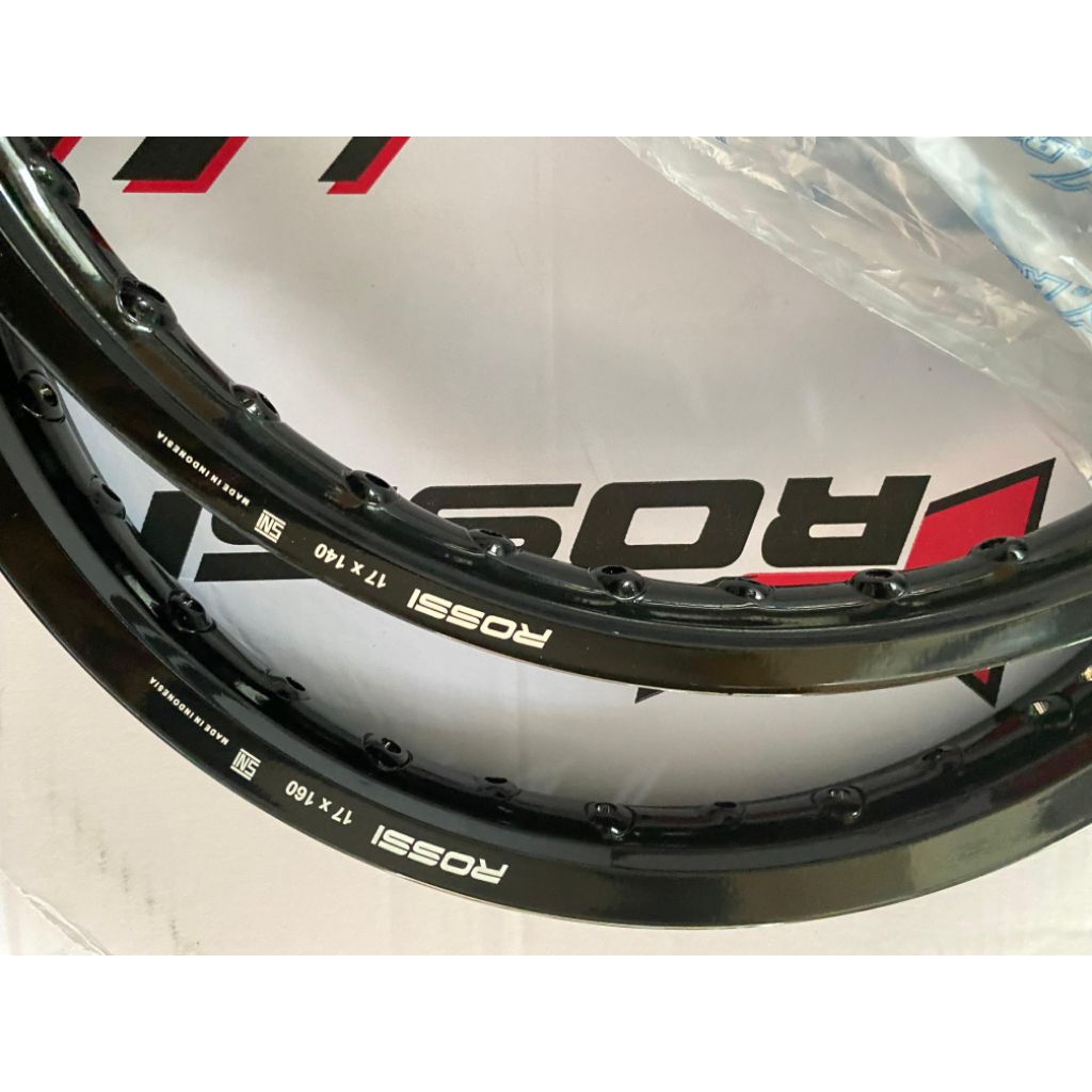 Velg Vrossi Hitam Glossy 140/160-17