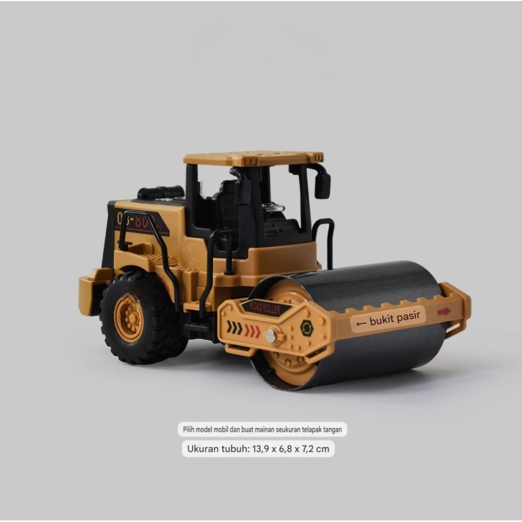 Mainan Tandem roller alat berat