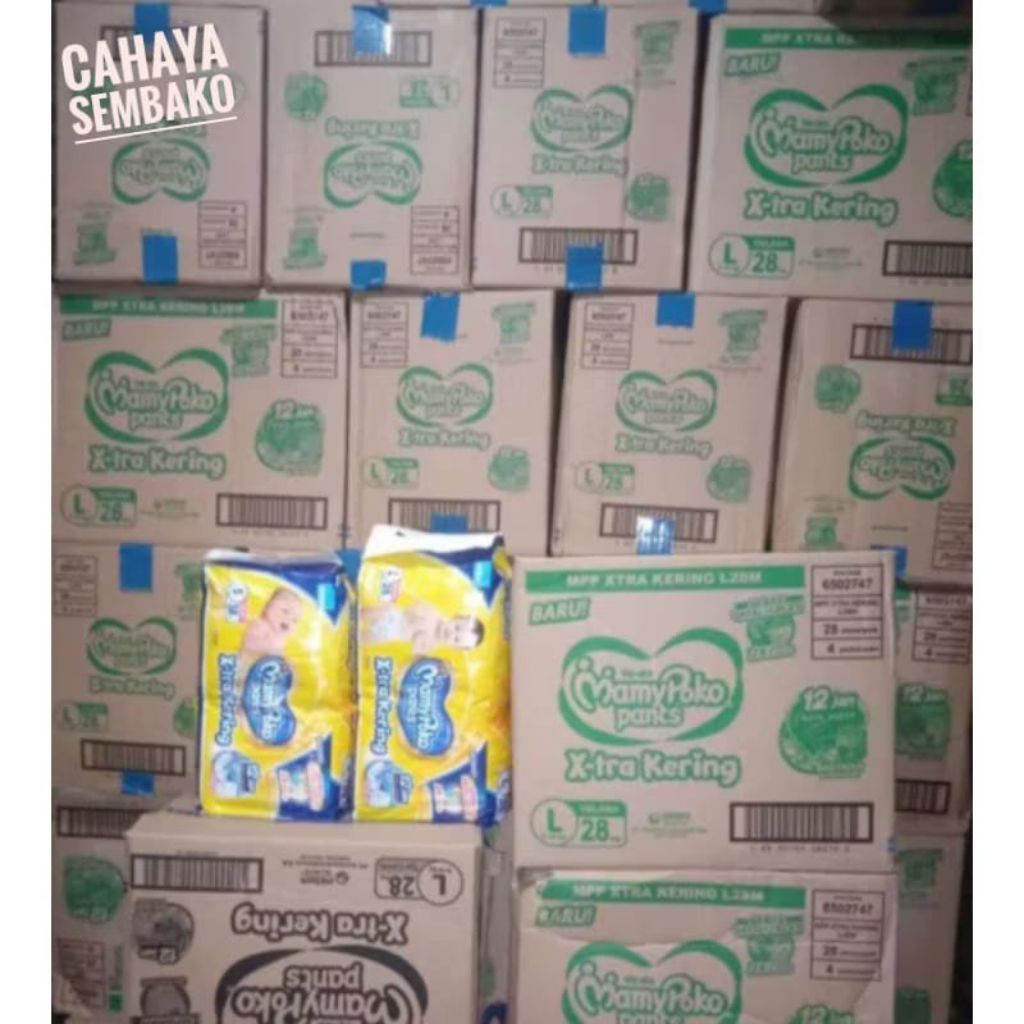 MAMYPOKO PANTS X-TRA KERING NBS/S/M/L/XL/XXL ( 1 KARTON ISI 4 BALL)