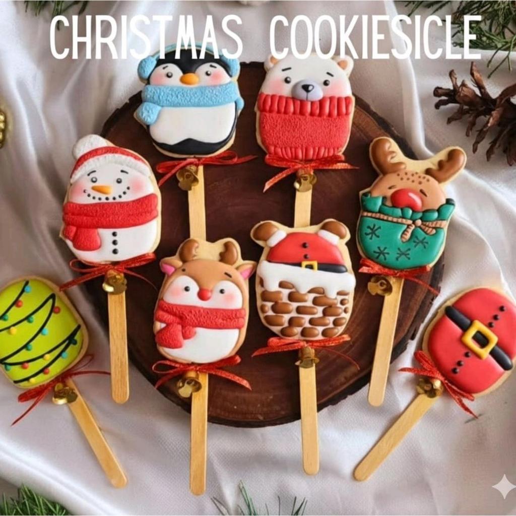 Christmas Cookies Cutter/Cetakan Natal Icing Kukis