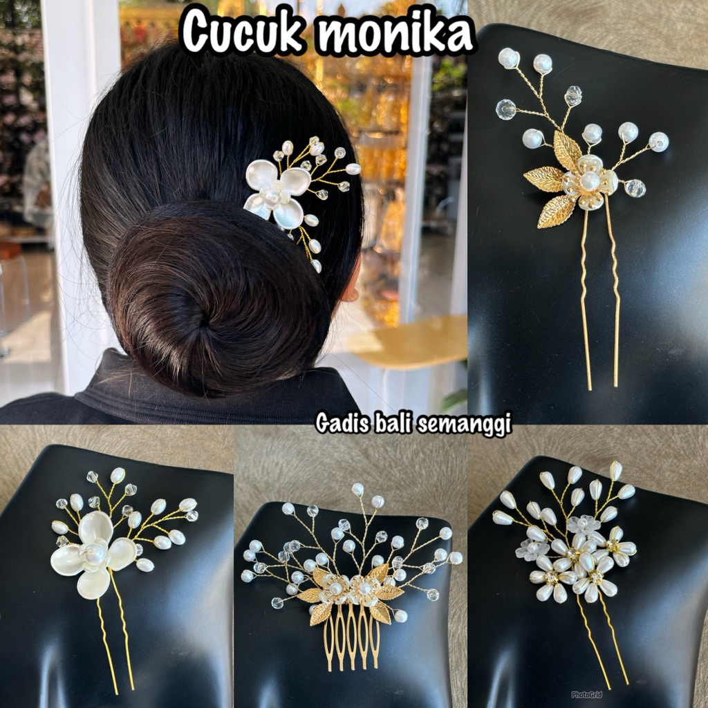 cucuk monika/ bunga sanggul/ cucuk korea
