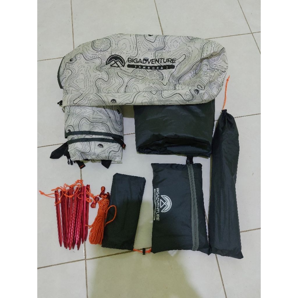Tenda Big Adventure Tambora 2P Topographyc