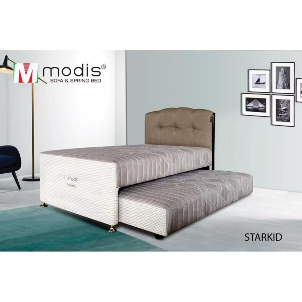 9898 - Starkid By Modis Springbed | Bed Dorong 2in1 | Nyaman & Empuk - Garansi 15 Tahun