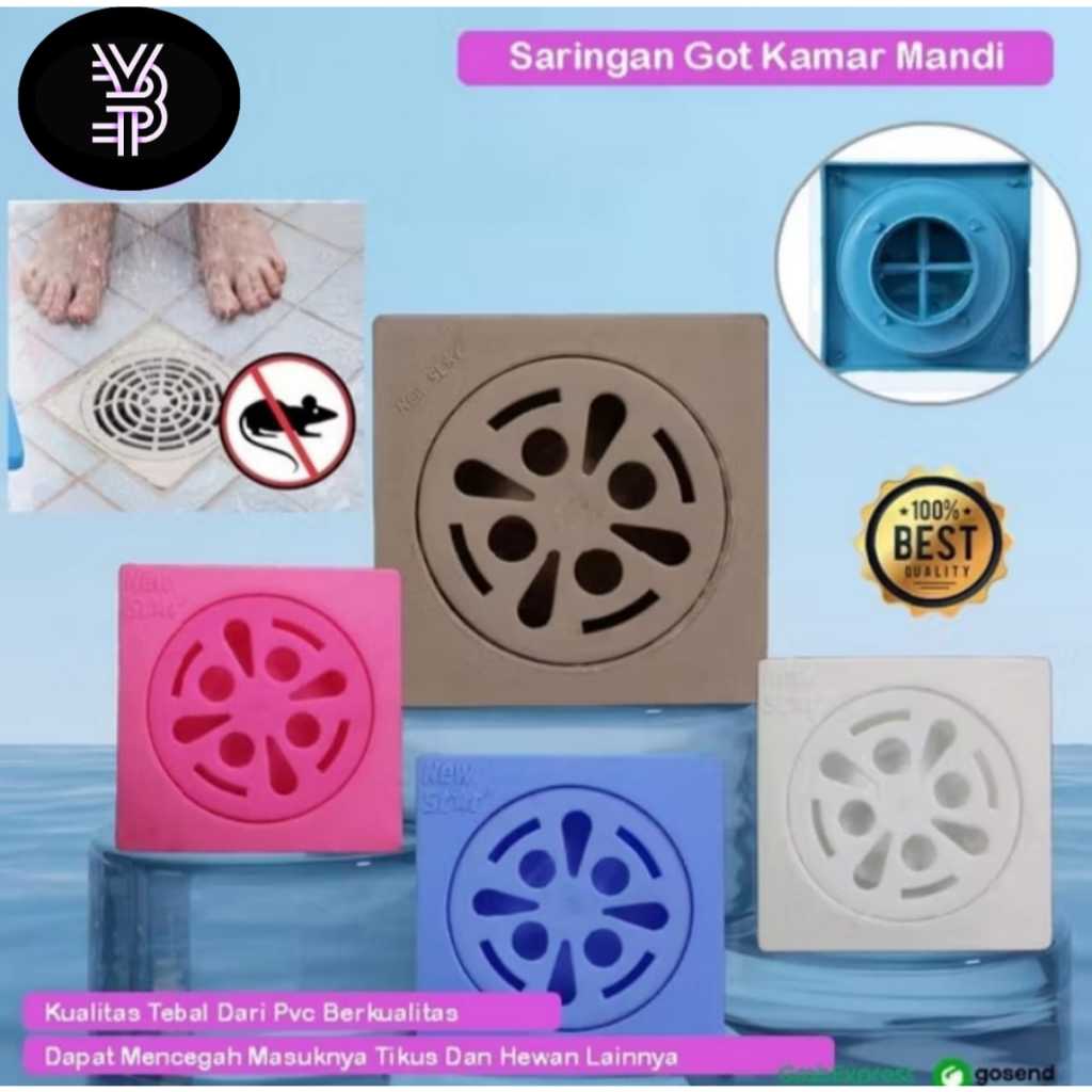 Saringan Kamar Mandi Plastik Floor Drain Plastik Tebal Murah Saringan Air WC Kamar Mandi Saringan Pl