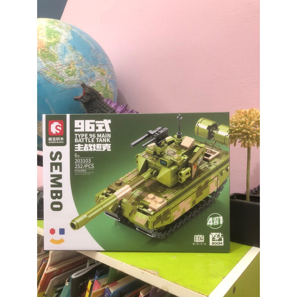 Mainan Sembo Lego Tank Ohsome Tidak pernah dibuka Preloved