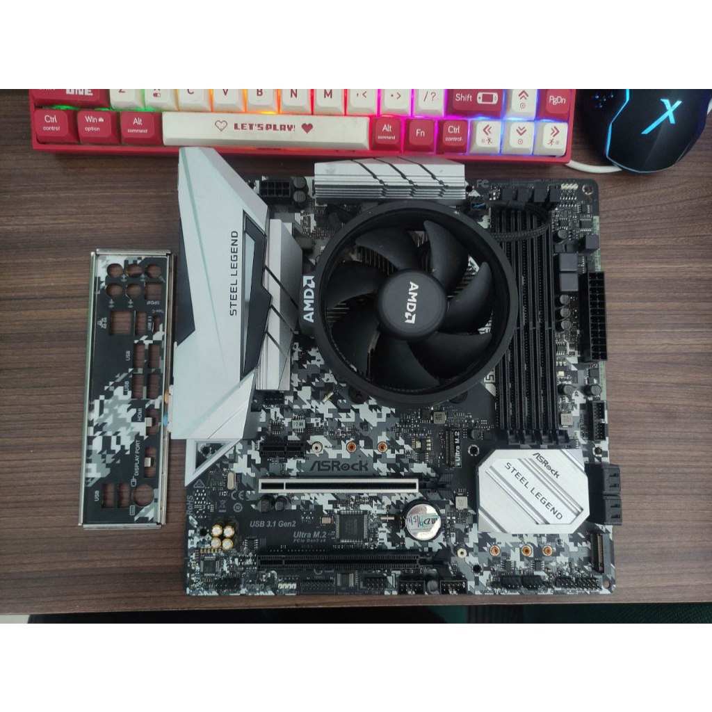 Paket Ryzen 7 2700X Asrock Steel Legend B450