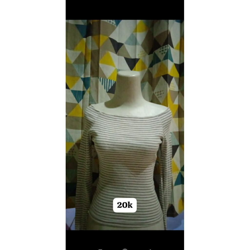 Baju Sabrina Lengan Panjang