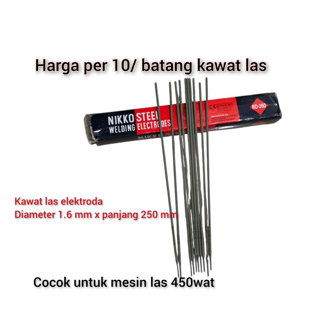 kawat las elektroda nikko steel